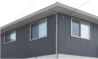 陸屋根のお住まいの外観