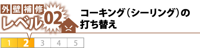 コーキング(シーリング)の打ち替え