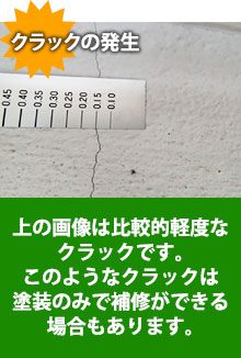 クラックの発生