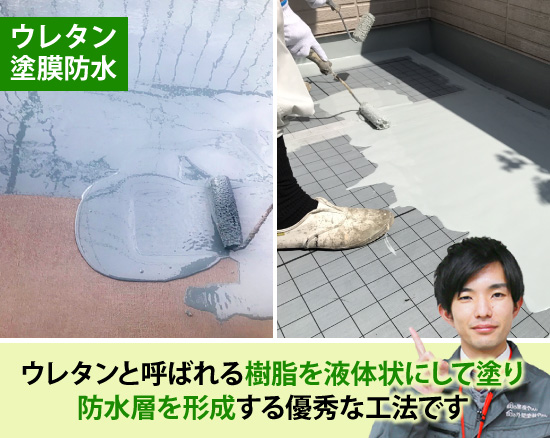 ウレタ塗膜防水とは